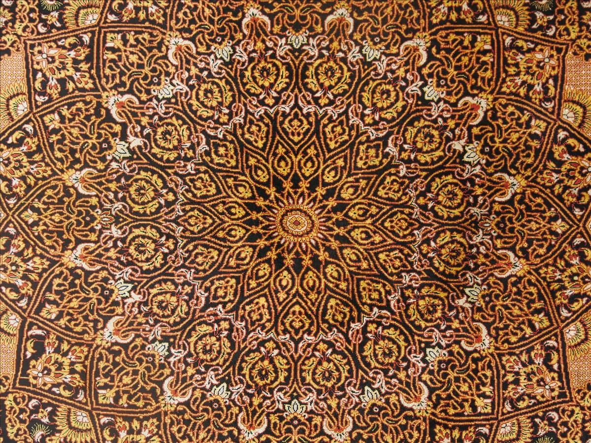 Ghom-Seiden-Orientteppich Imperial
