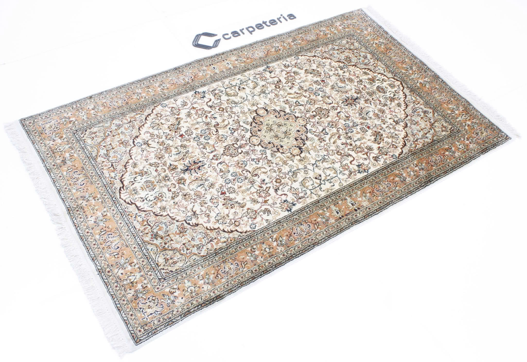 Kashmir-Seiden-Orientteppich Exklusiv
