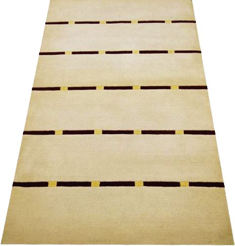 Moderner Teppich Original Nepal Natural