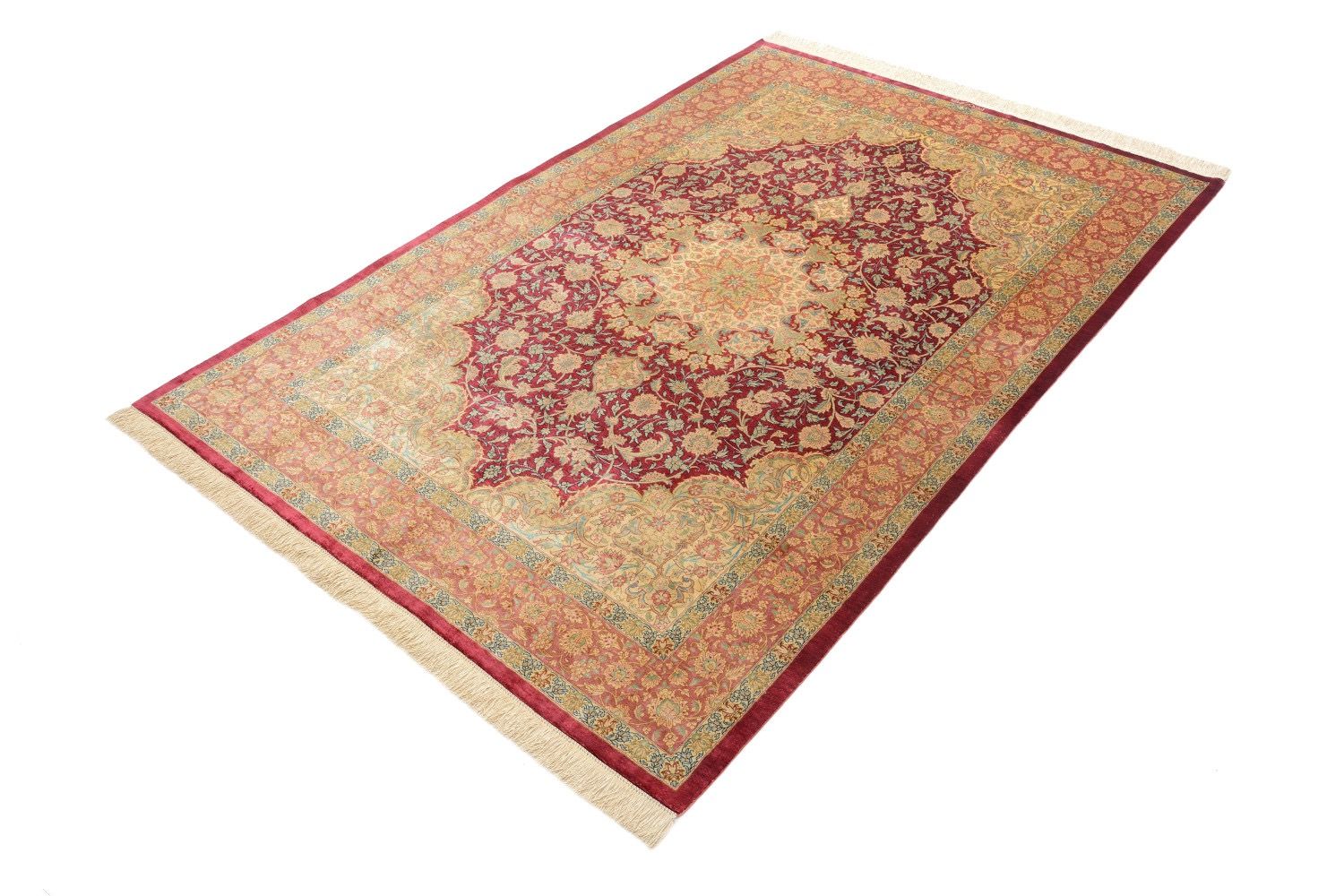 Orientteppich Ghom Seide Royal