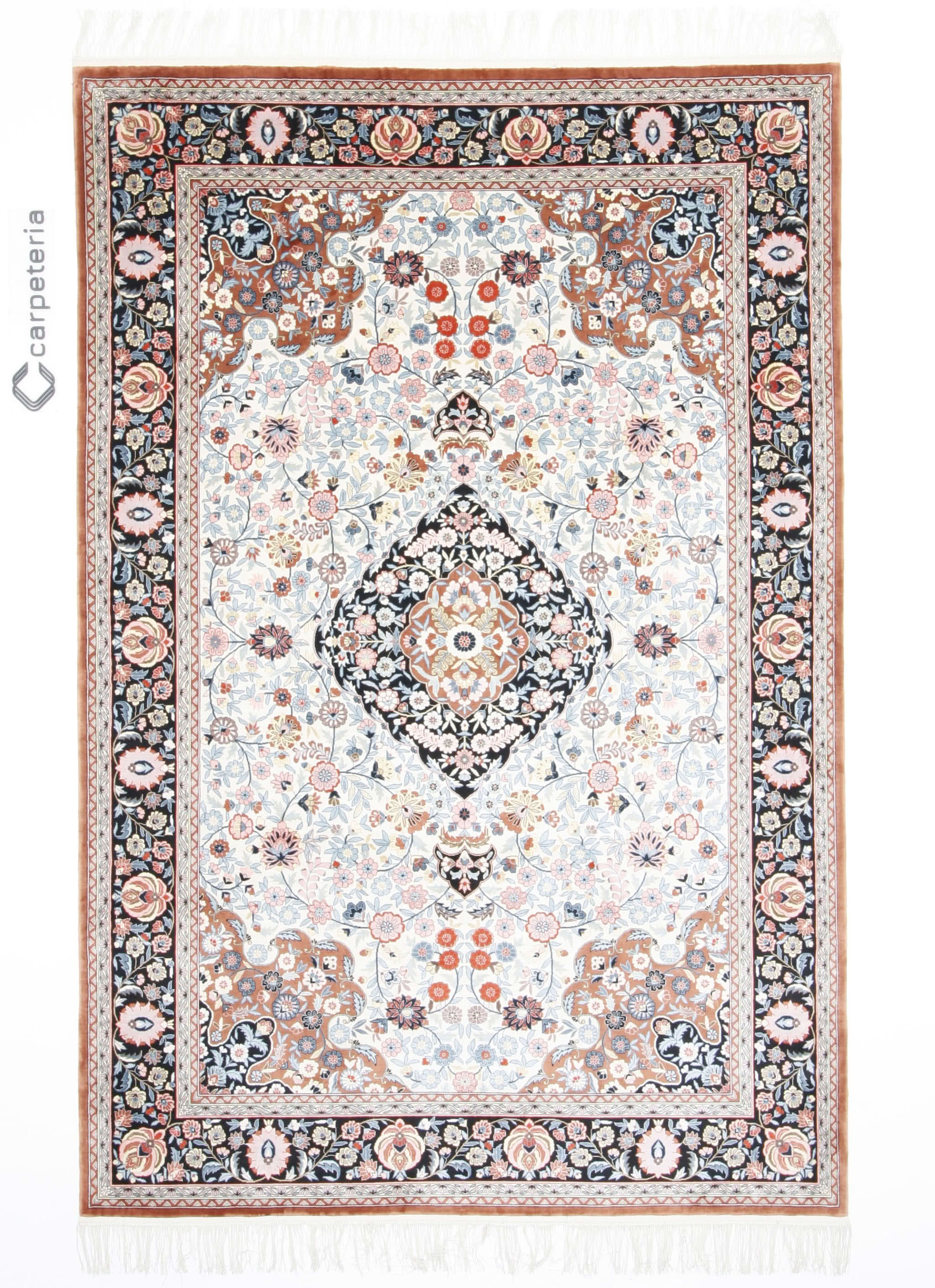 Hereke-Seiden-Orientteppich
