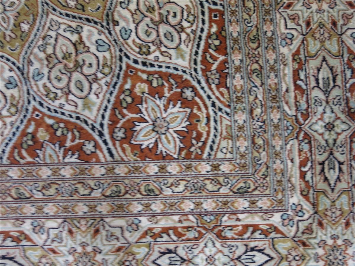 Kashmir-Seiden-Orientteppich Exklusiv