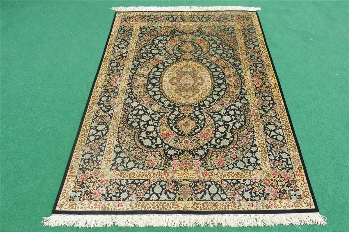 Ghom-Seiden-Orientteppich Imperial
