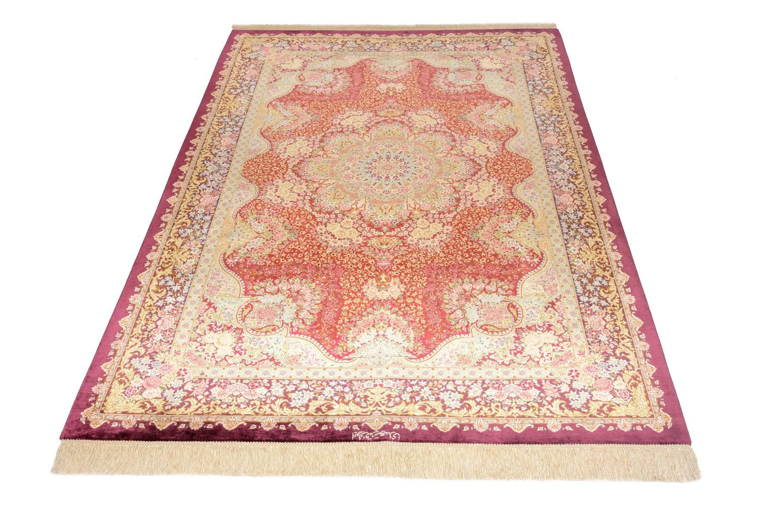 Orientteppich Ghom Seide Royal