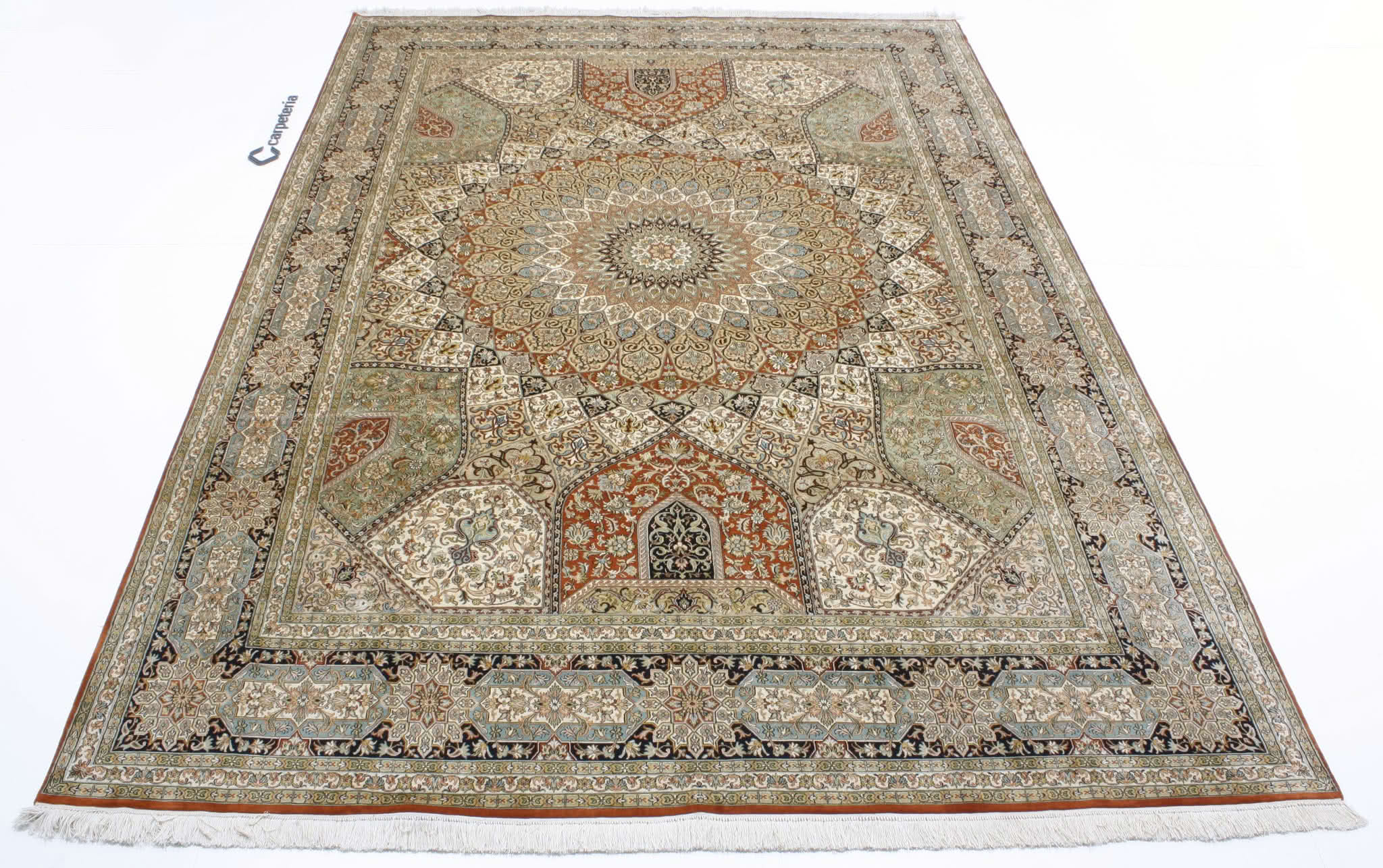 Orientteppich Kashmir Seide/Seide Royal