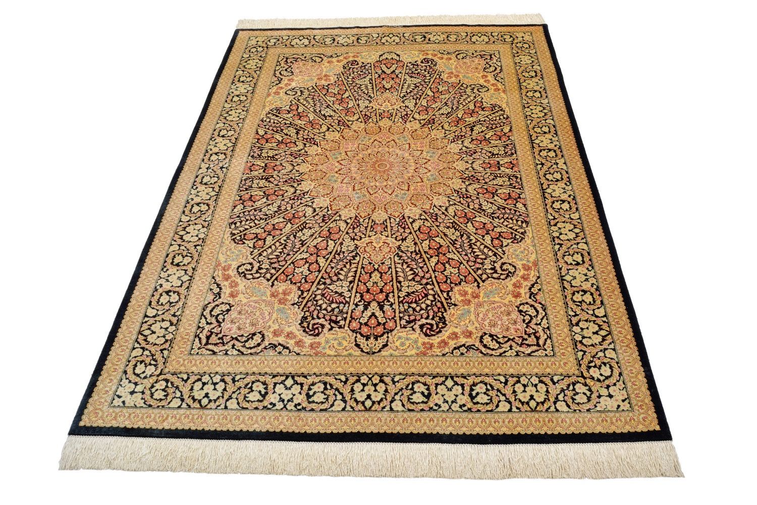 Orientteppich Ghom Seide Royal