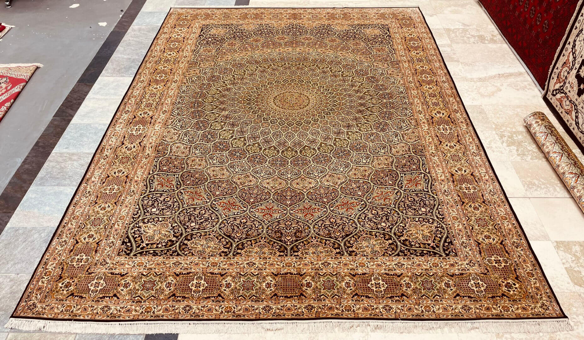 Orientteppich Kashmir Seide/Seide Royal