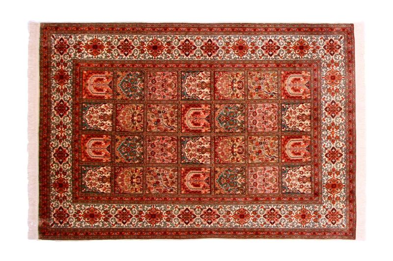 Kashmir-Seiden-Orientteppich Exklusiv