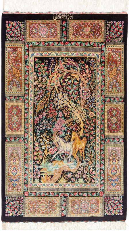 Perserteppich Qom Seide Royal