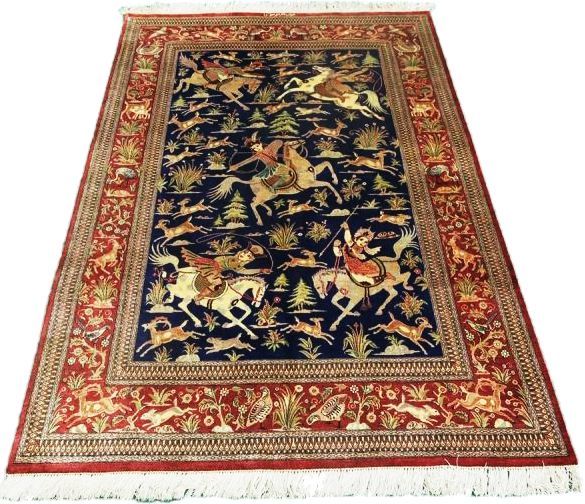 Oriental rug Ghom Silk Imperial