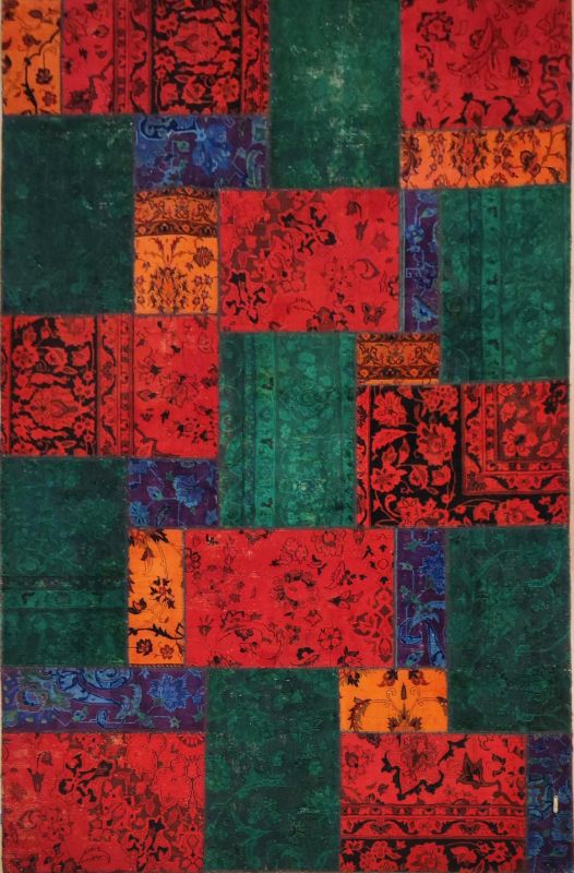 Moderner Teppich Patchwork Modern