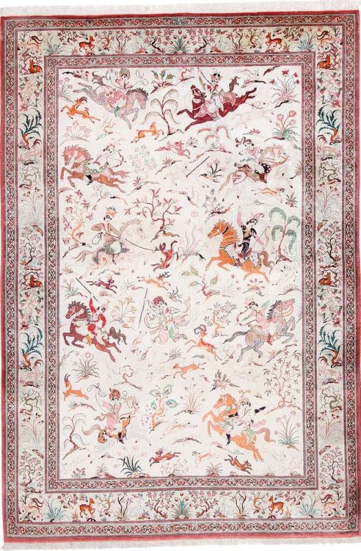 Persian rug Qom