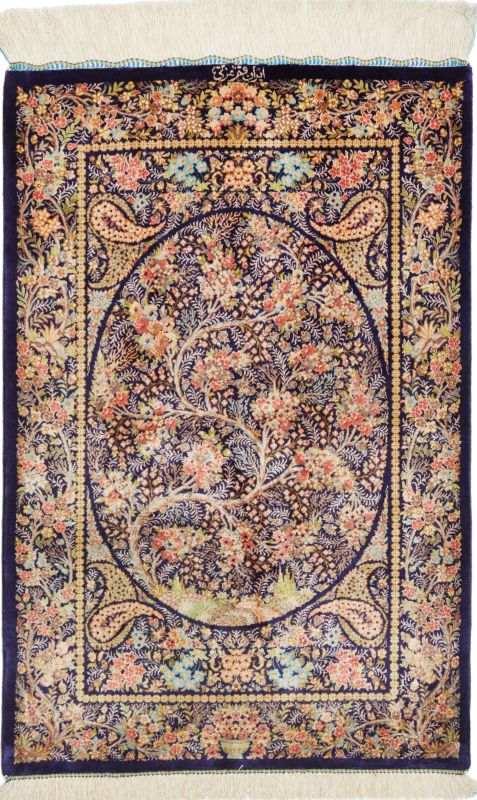 Persian rug Ghom Silk Royal