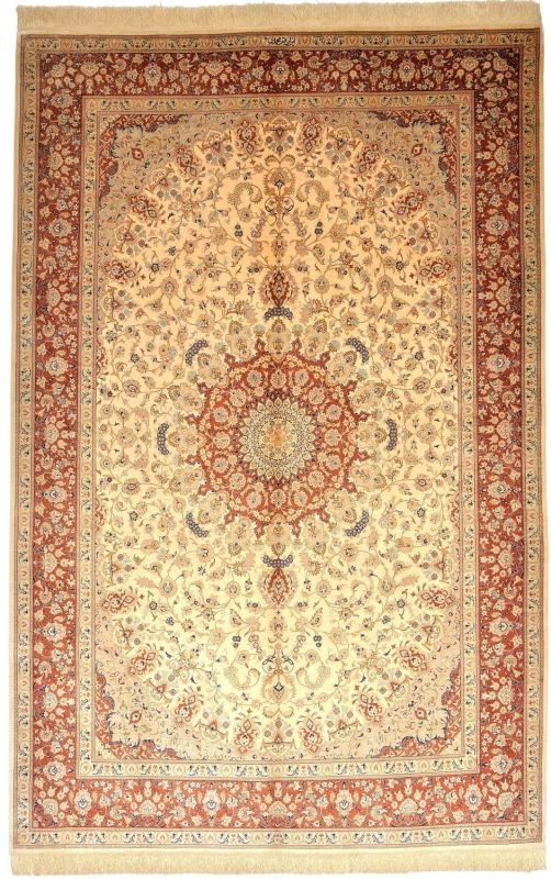 Oriental rug Ghom Silk Royal