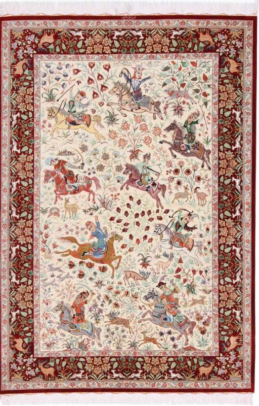 Persian rug Qom