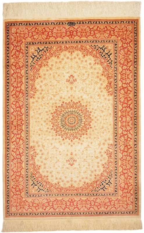 Oriental rug Ghom Silk Royal